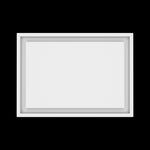 12x17 wall vent cover, top view