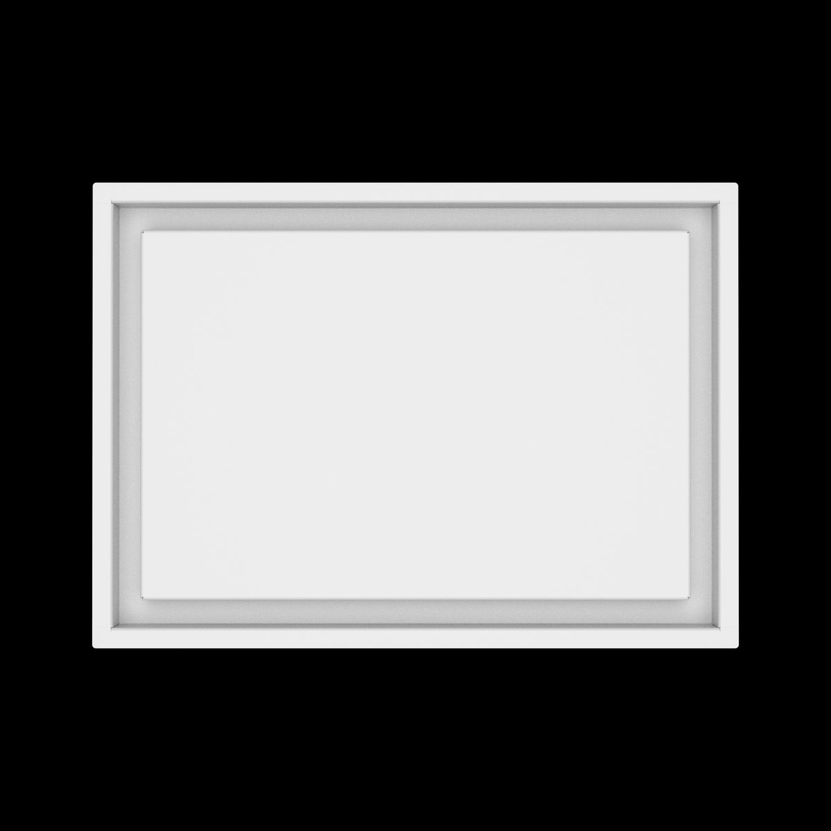 12x17 wall vent cover, top view