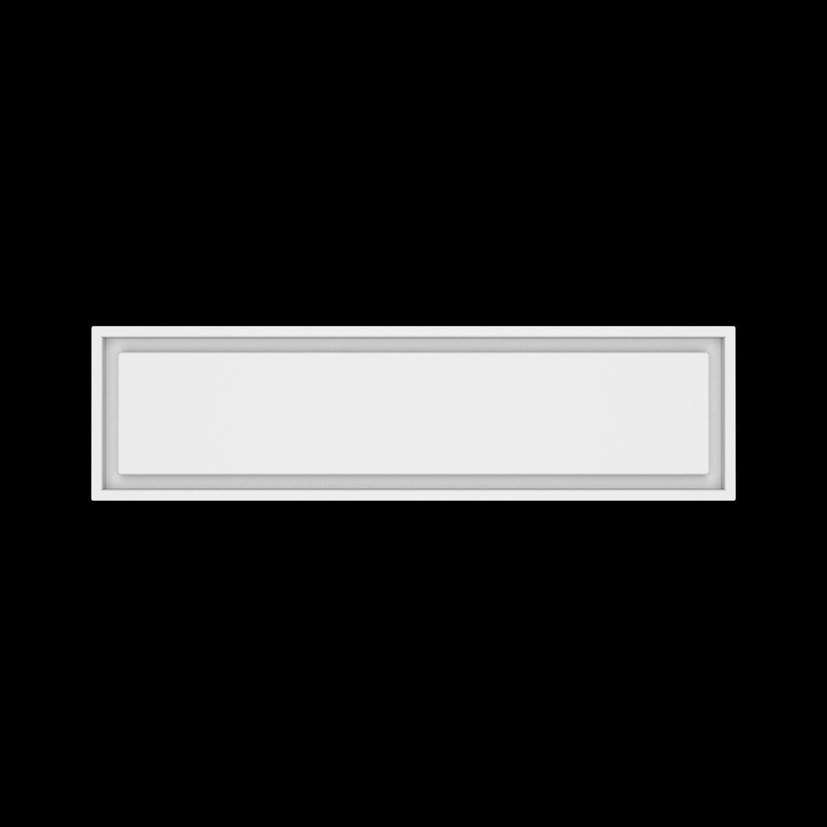 8x32 wall vent cover, top view