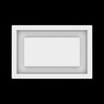 5x8 wall vent cover, top view