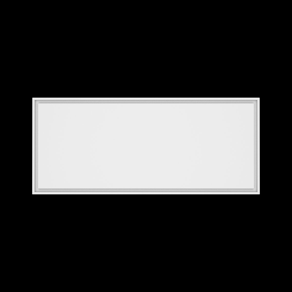 22x53 wall vent cover, top view