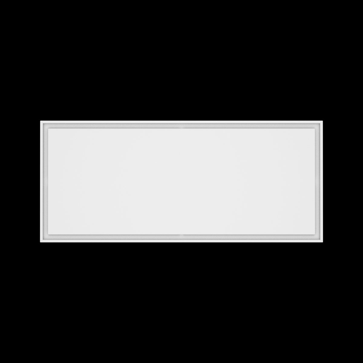 24x57 ceiling vent cover, top view