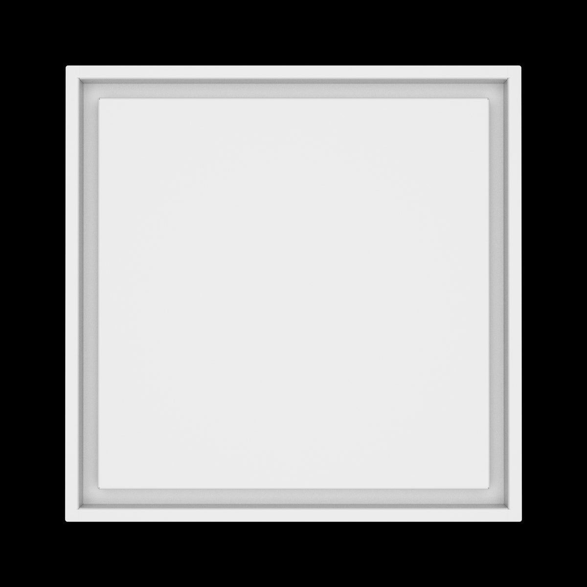 18x18 wall vent cover, top view