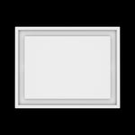 13x17 ceiling vent cover, top view