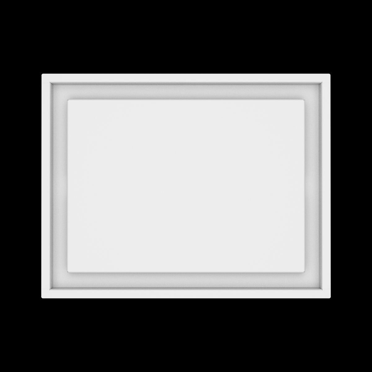 13x17 ceiling vent cover, top view