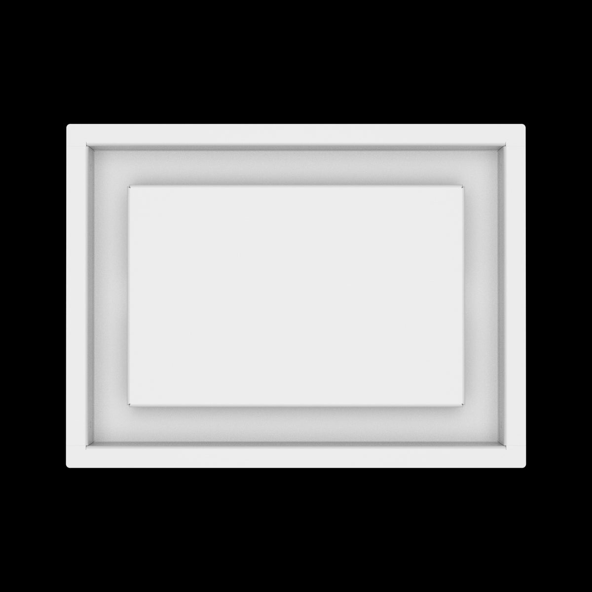 8x11 ceiling vent cover, top view