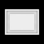 8x11 ceiling vent cover, top view