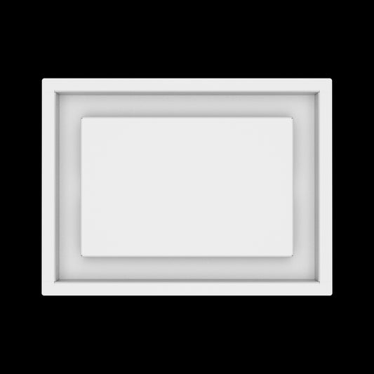 8x11 ceiling vent cover, top view