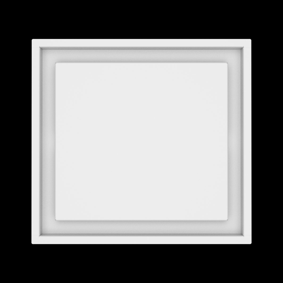 13x14 ceiling vent cover, top view