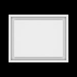 11x14 wall vent cover, top view