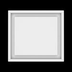 10x11 wall vent cover, top view