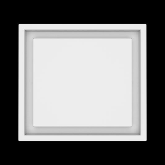 10x11 wall vent cover, top view