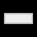 10x28 wall vent cover, top view