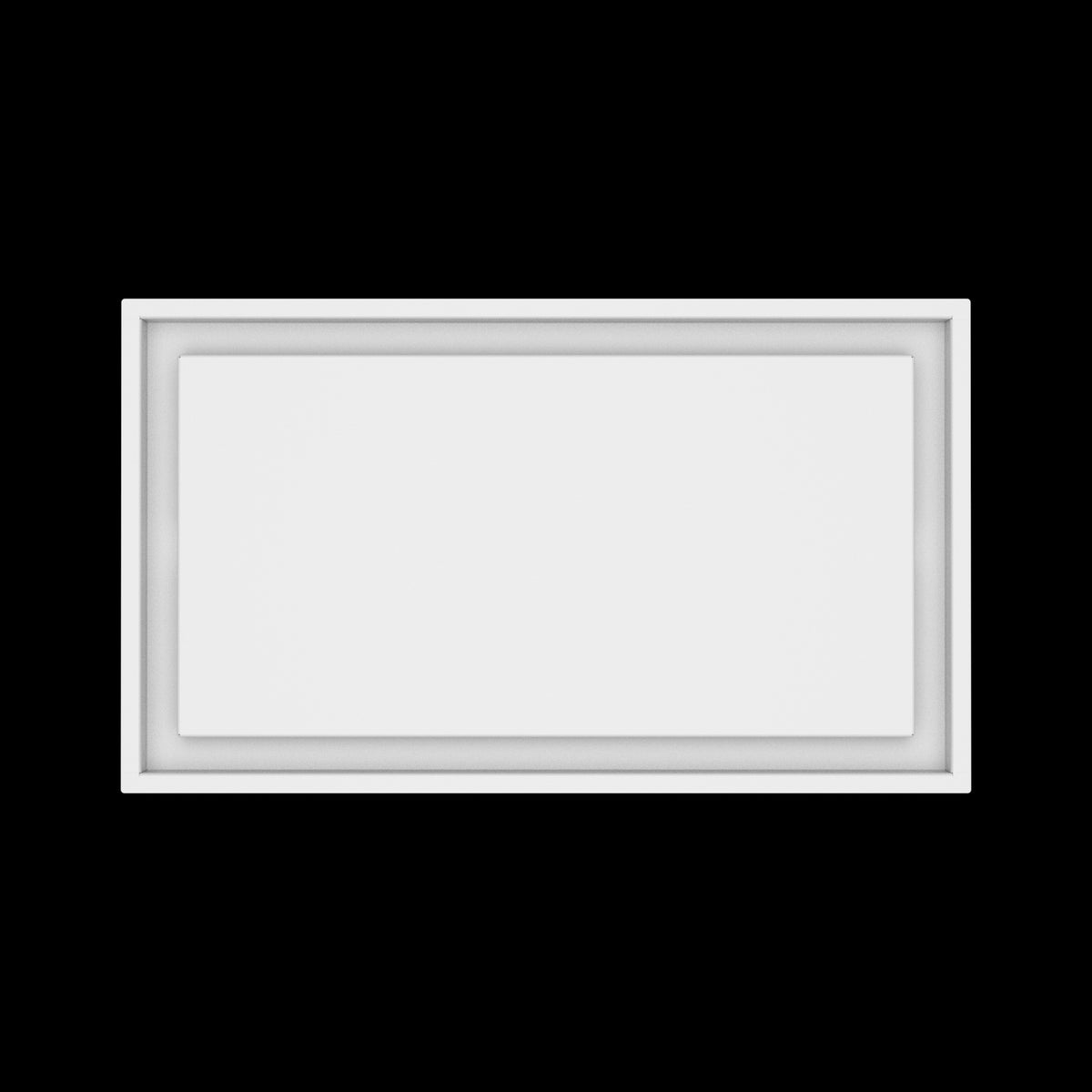 13x23 ceiling vent cover, top view