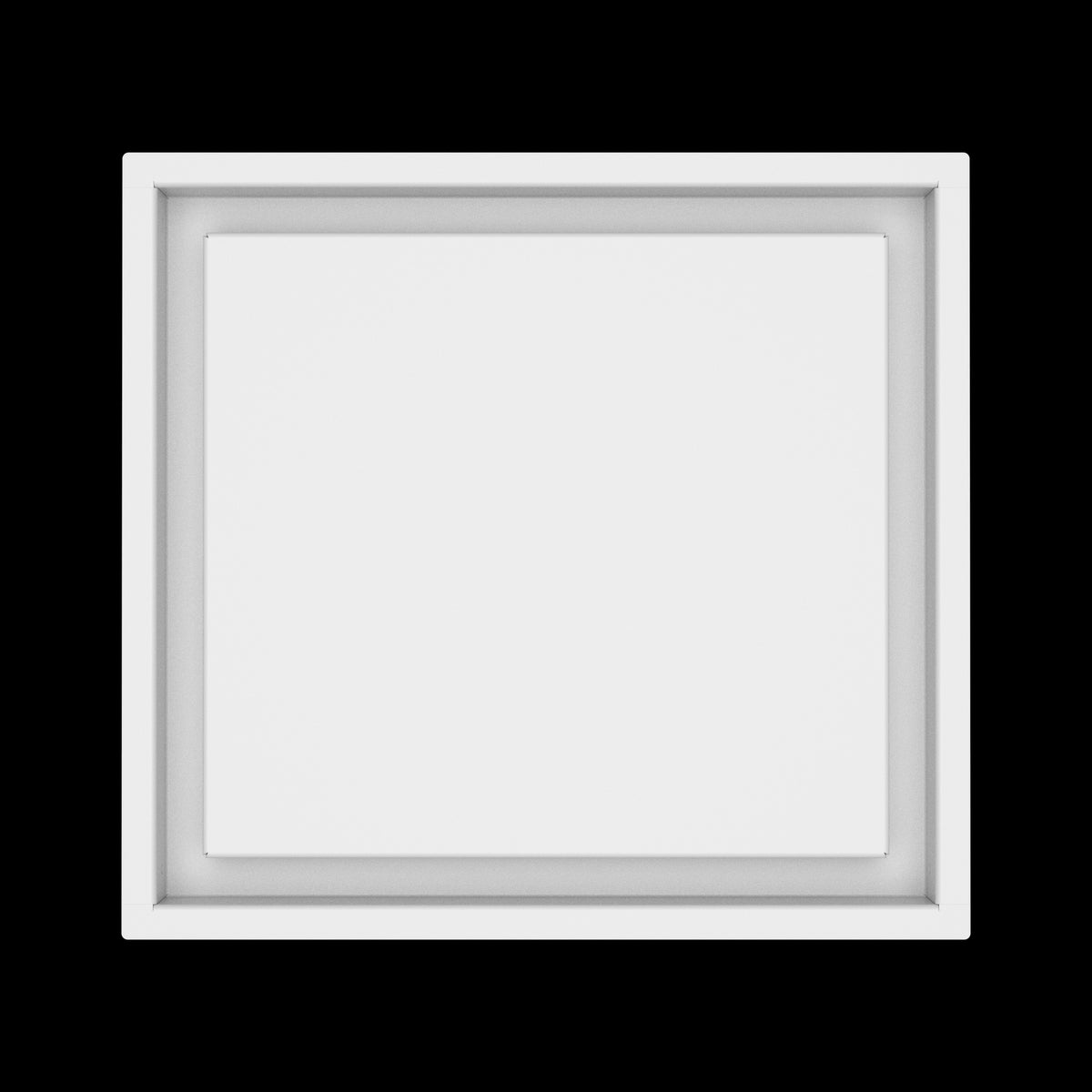 12x13 wall vent cover, top view