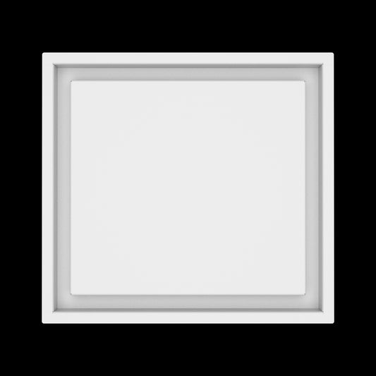 12x13 wall vent cover, top view