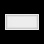 8x18 wall vent cover, top view