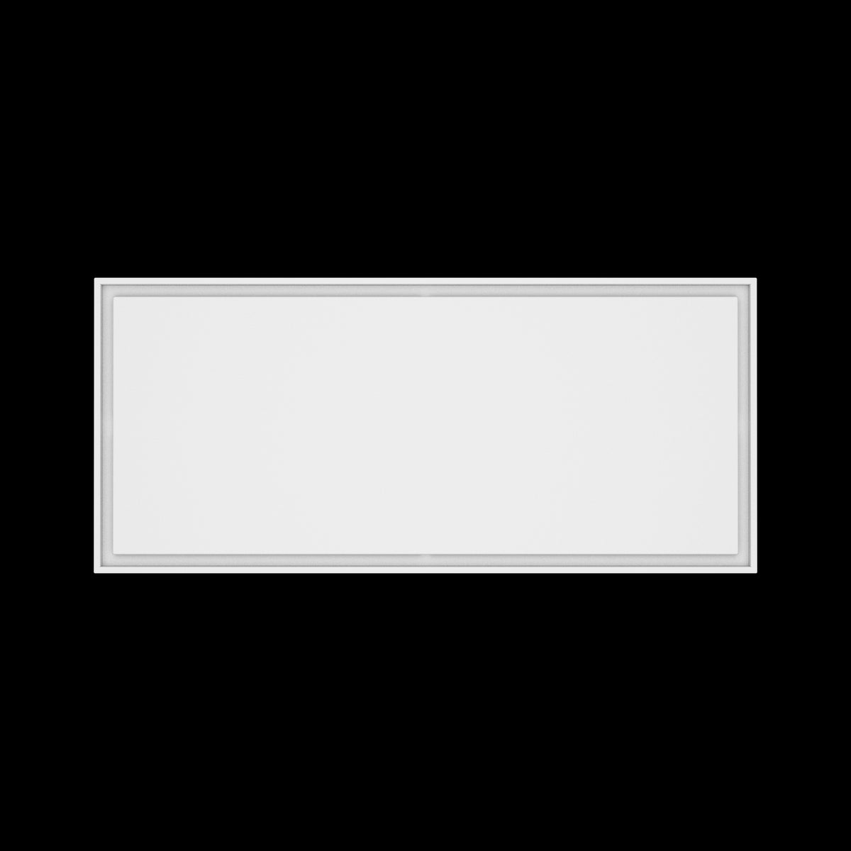 24x55 ceiling vent cover, top view