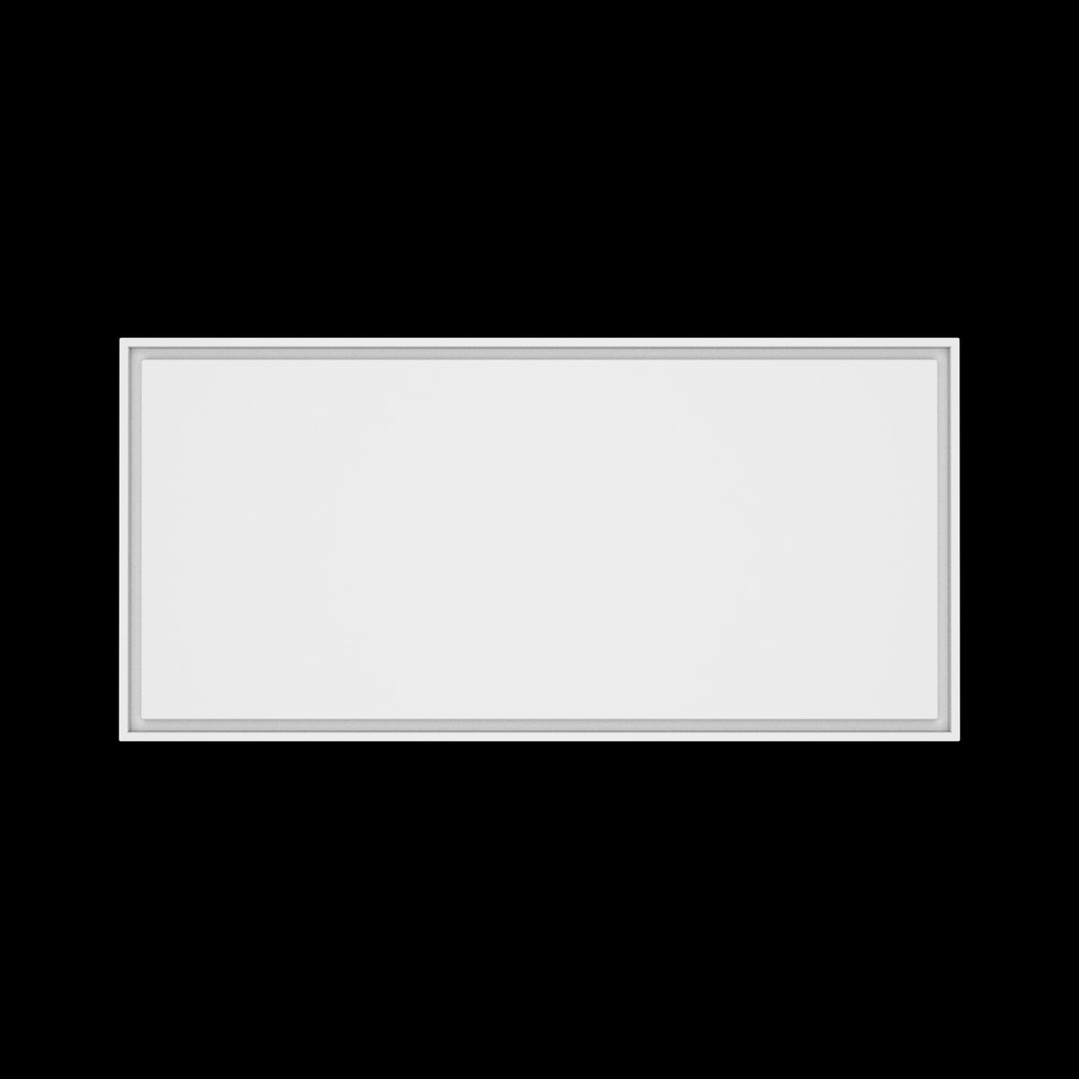 24x51 wall vent cover, top view