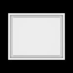13x16 wall vent cover, top view