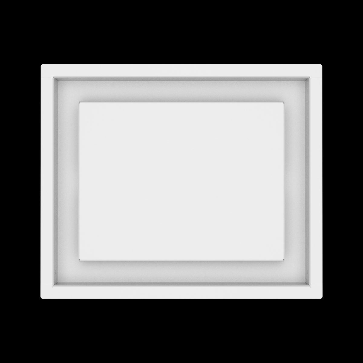 9x11 ceiling vent cover, top view