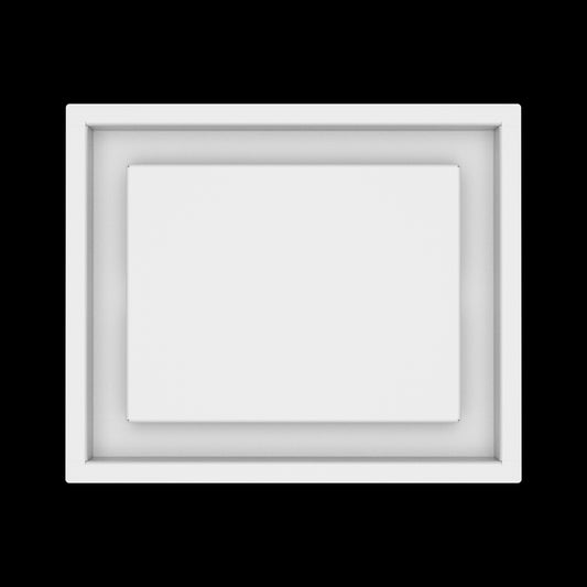 9x11 ceiling vent cover, top view