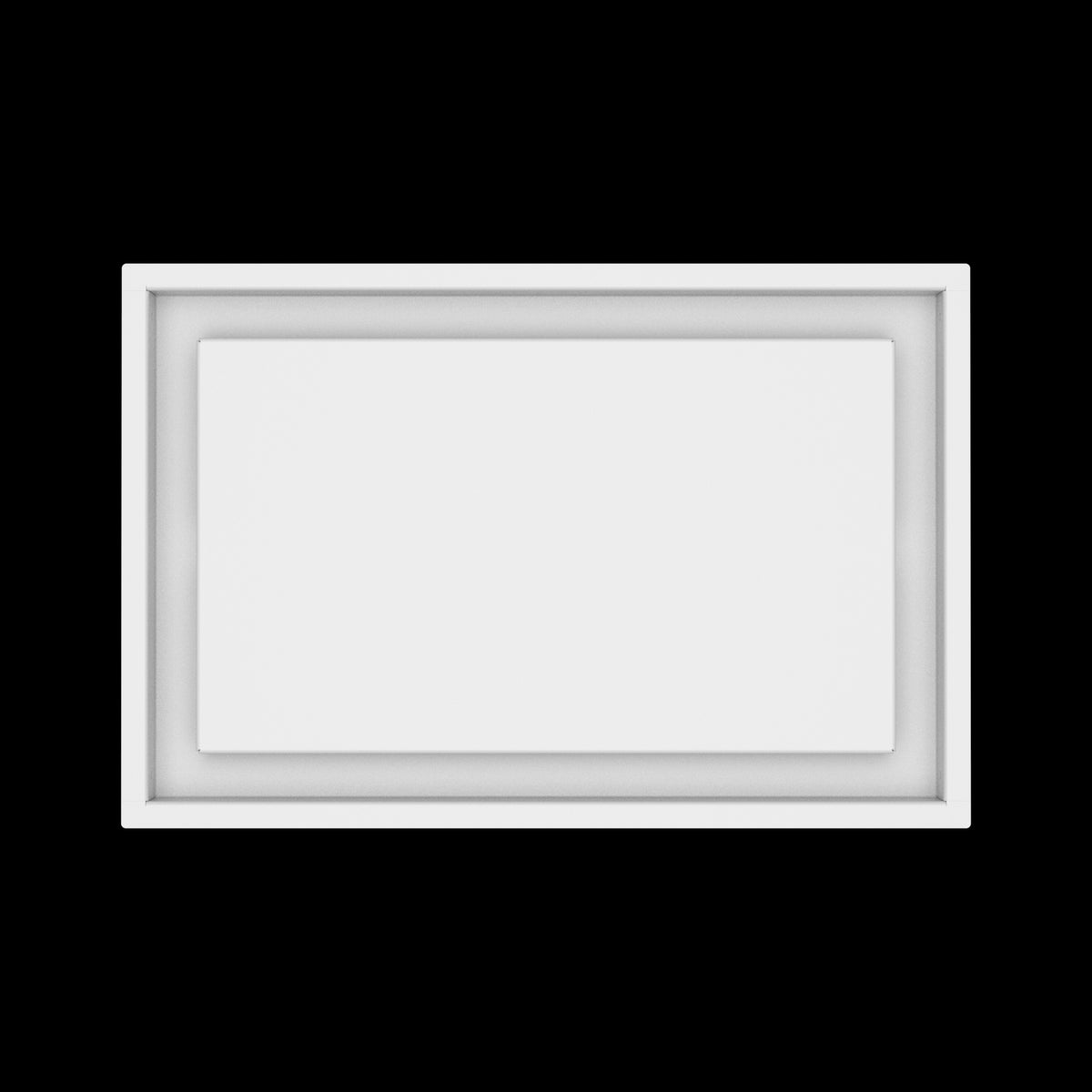 11x17 ceiling vent cover, top view