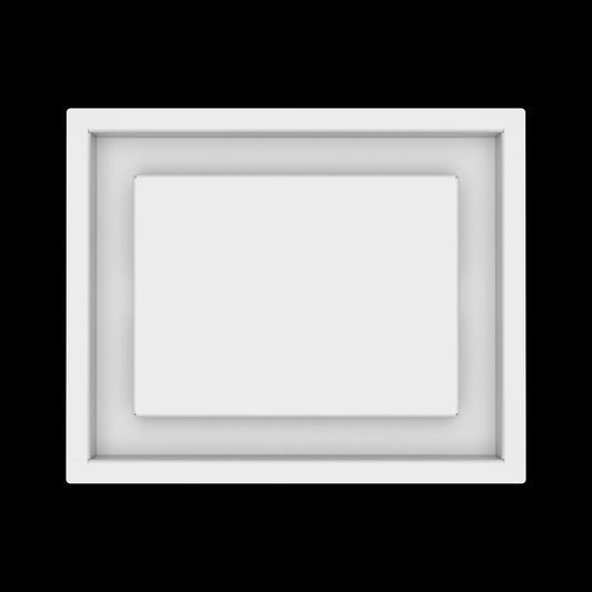 8x10 ceiling vent cover, top view