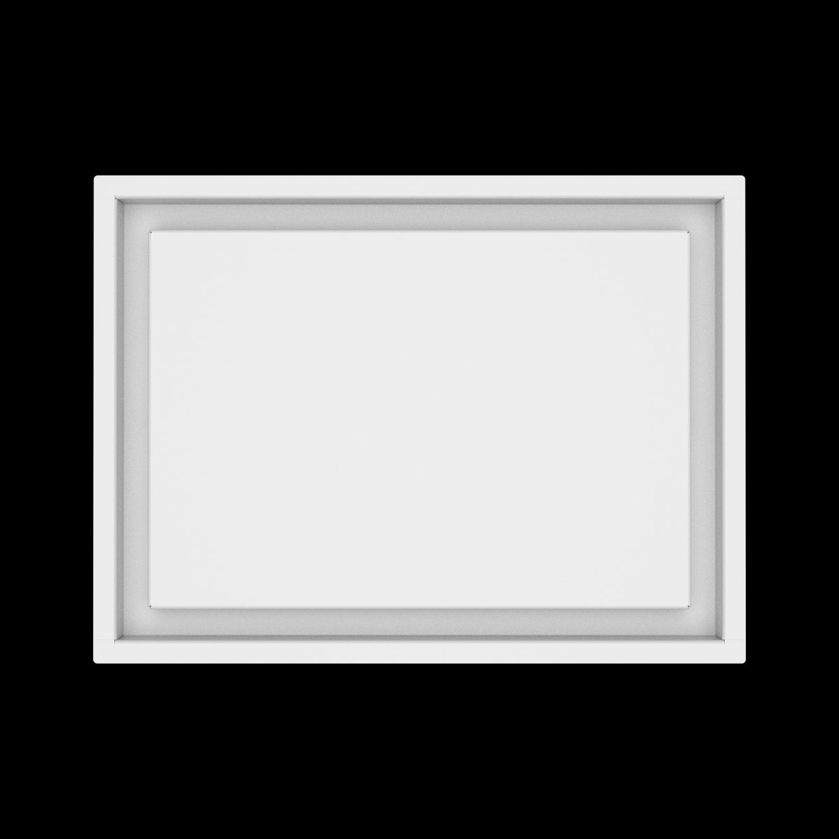 11x15 wall vent cover, top view