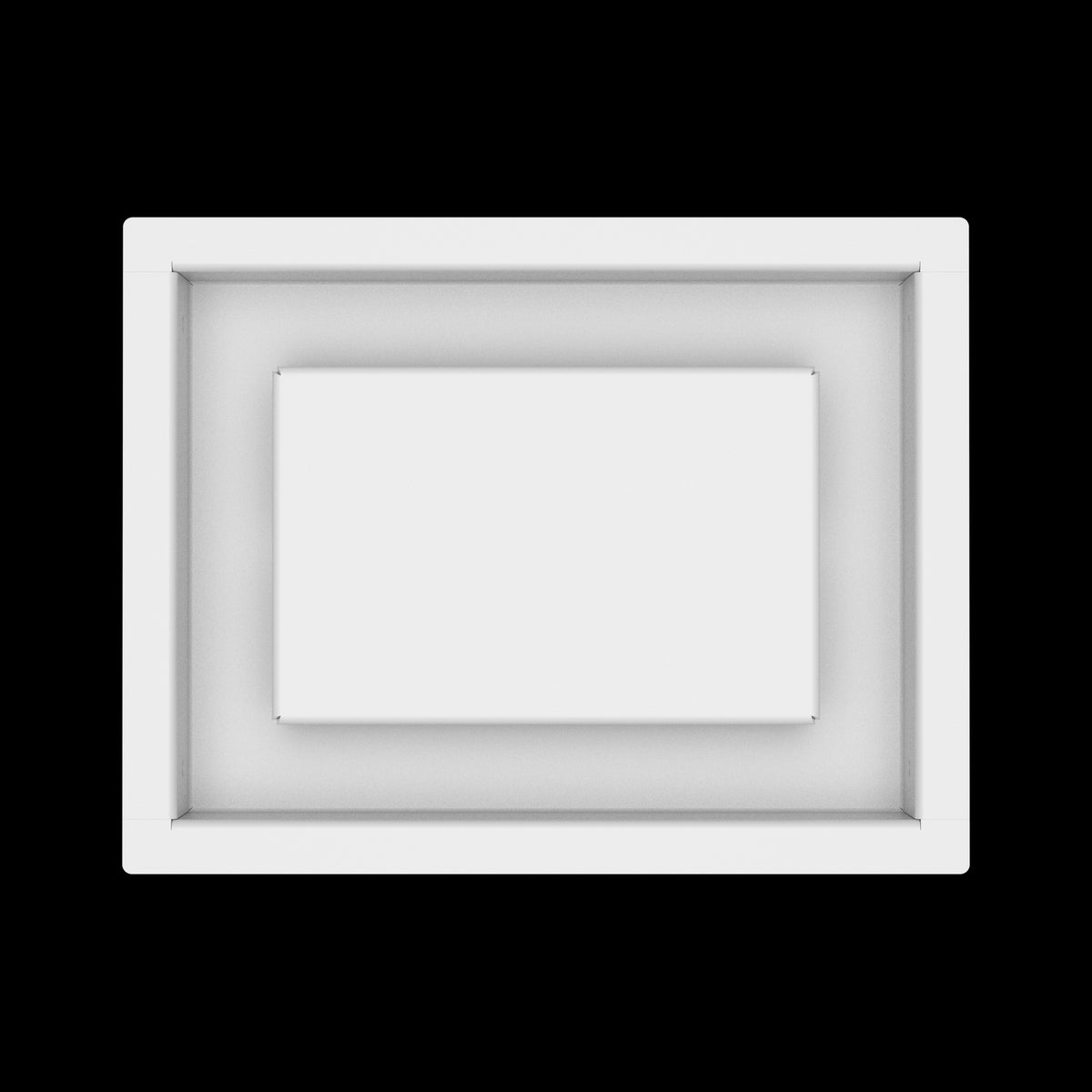 6x8 ceiling vent cover, top view