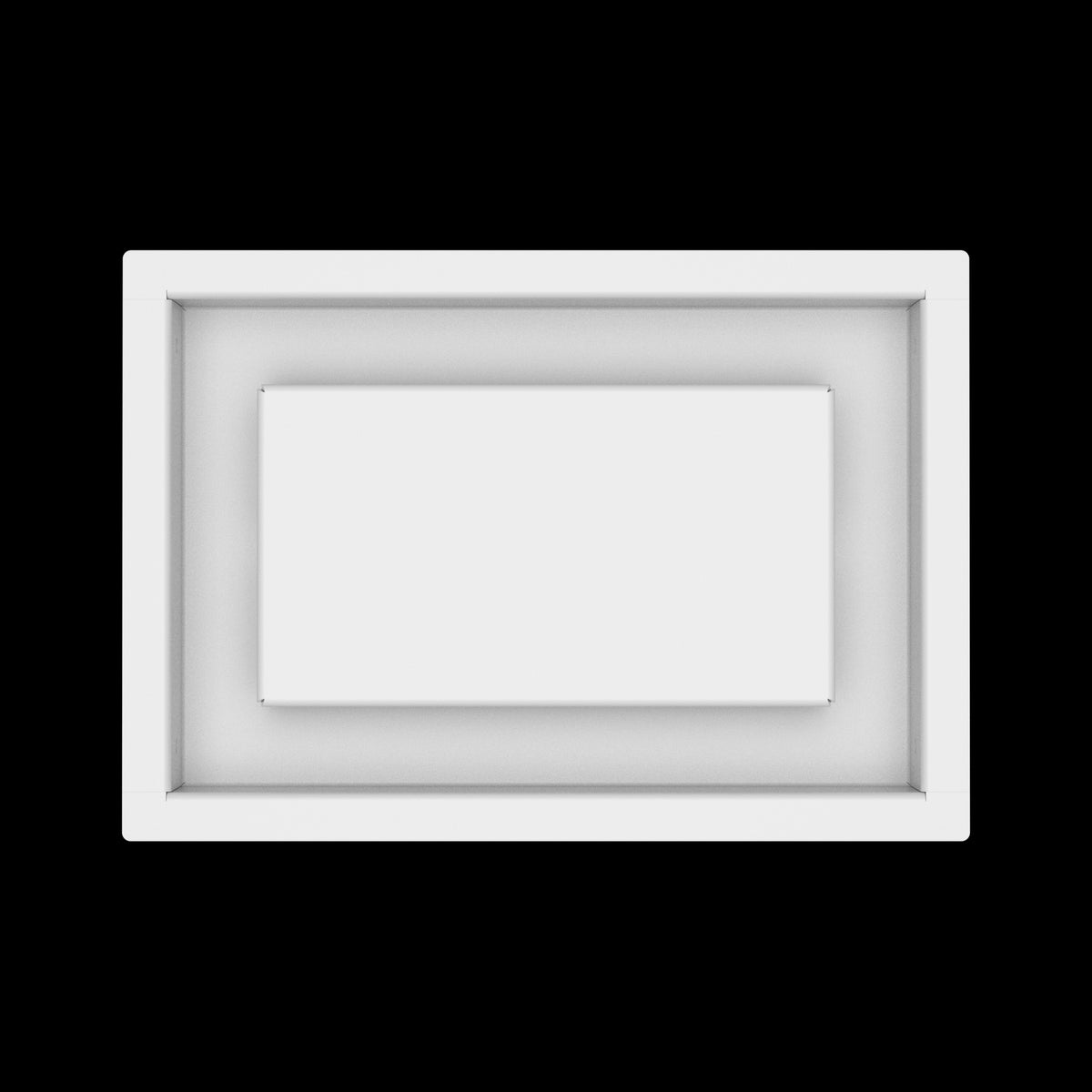 6x9 ceiling vent cover, top view