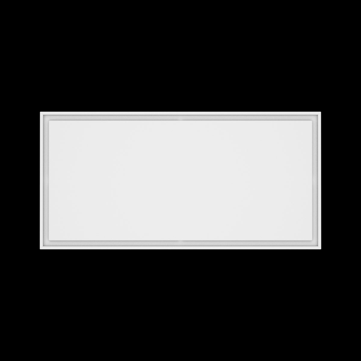 24x50 ceiling vent cover, top view