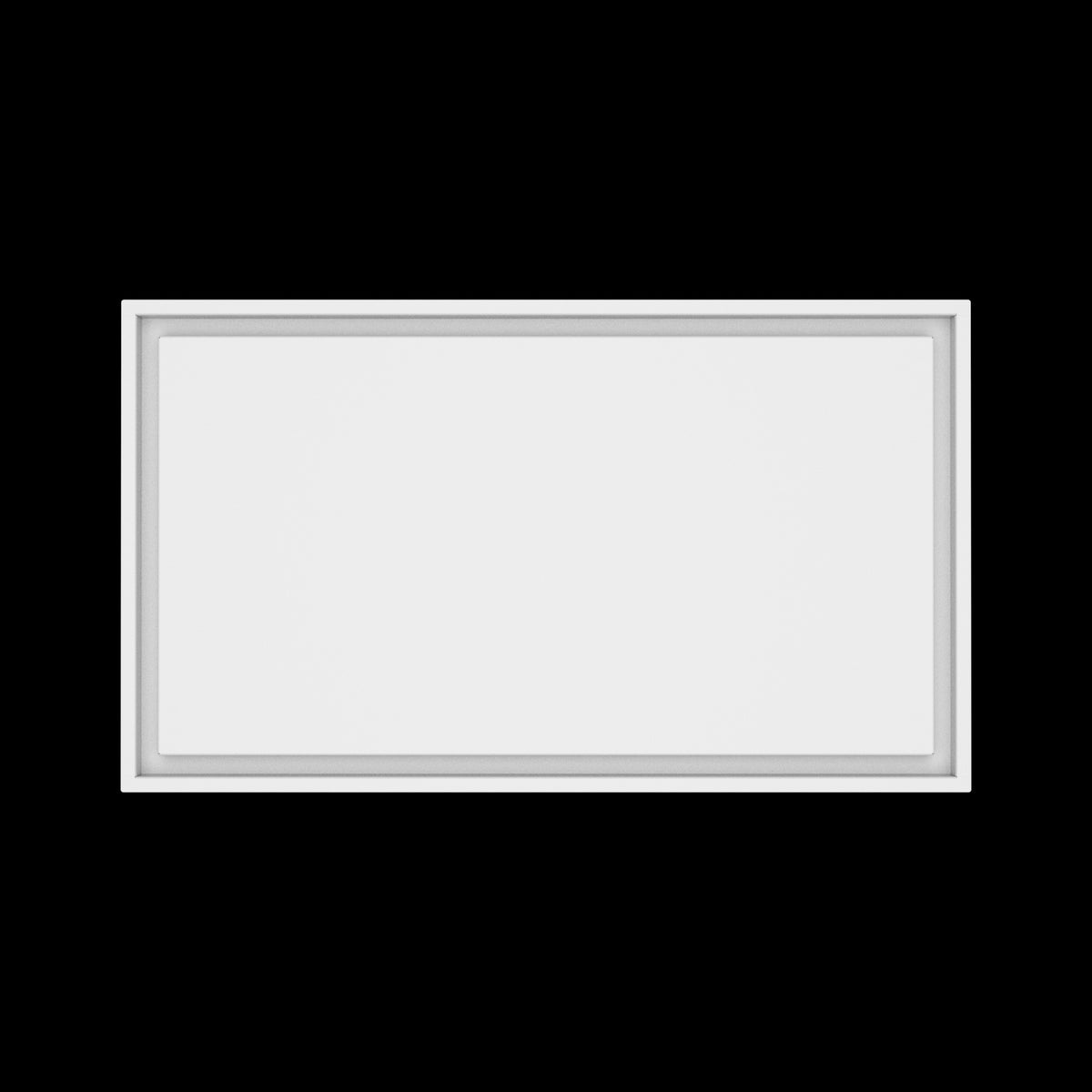 17x30 wall vent cover, top view