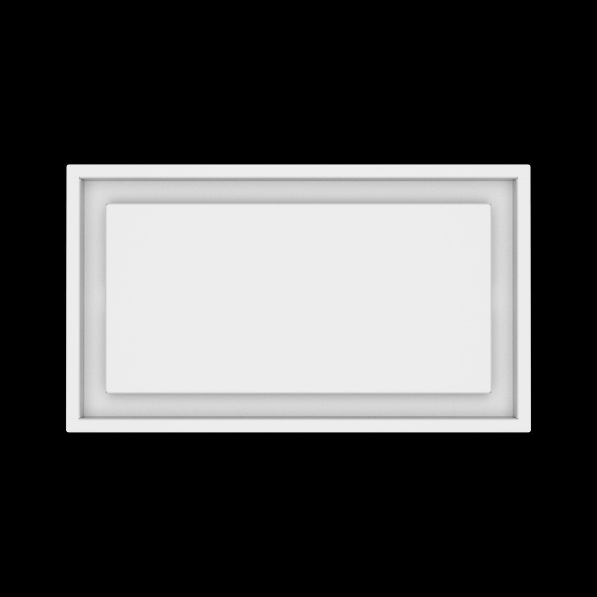 10x18 ceiling vent cover, top view