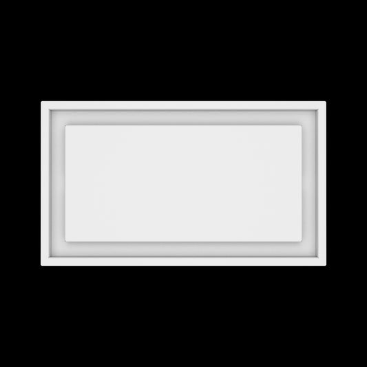 10x18 ceiling vent cover, top view