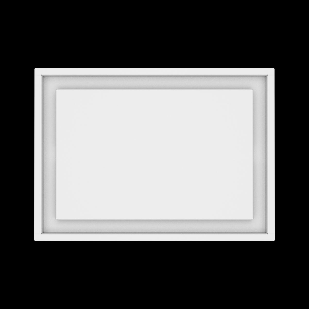 12x17 ceiling vent cover, top view