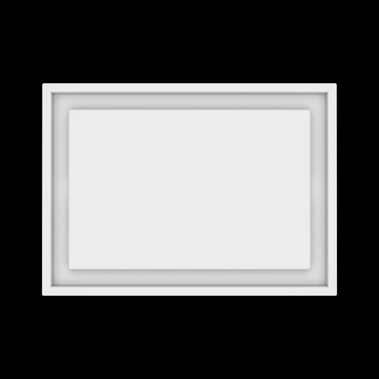 12x17 ceiling vent cover, top view