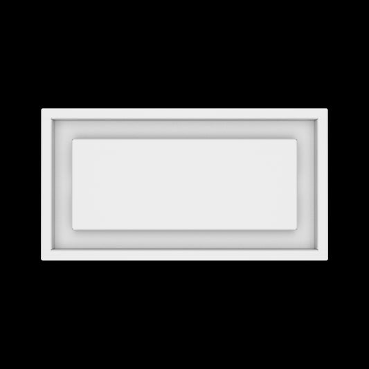 7x14 ceiling vent cover, top view