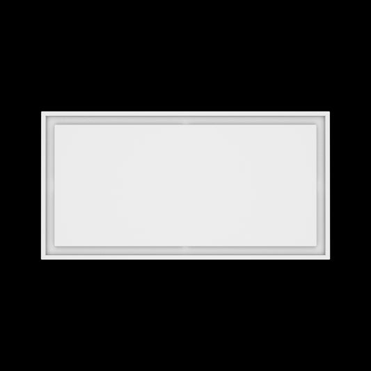 17x34 ceiling vent cover, top view