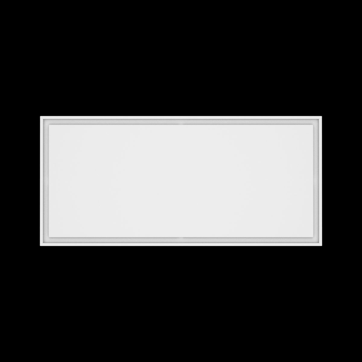 23x51 ceiling vent cover, top view