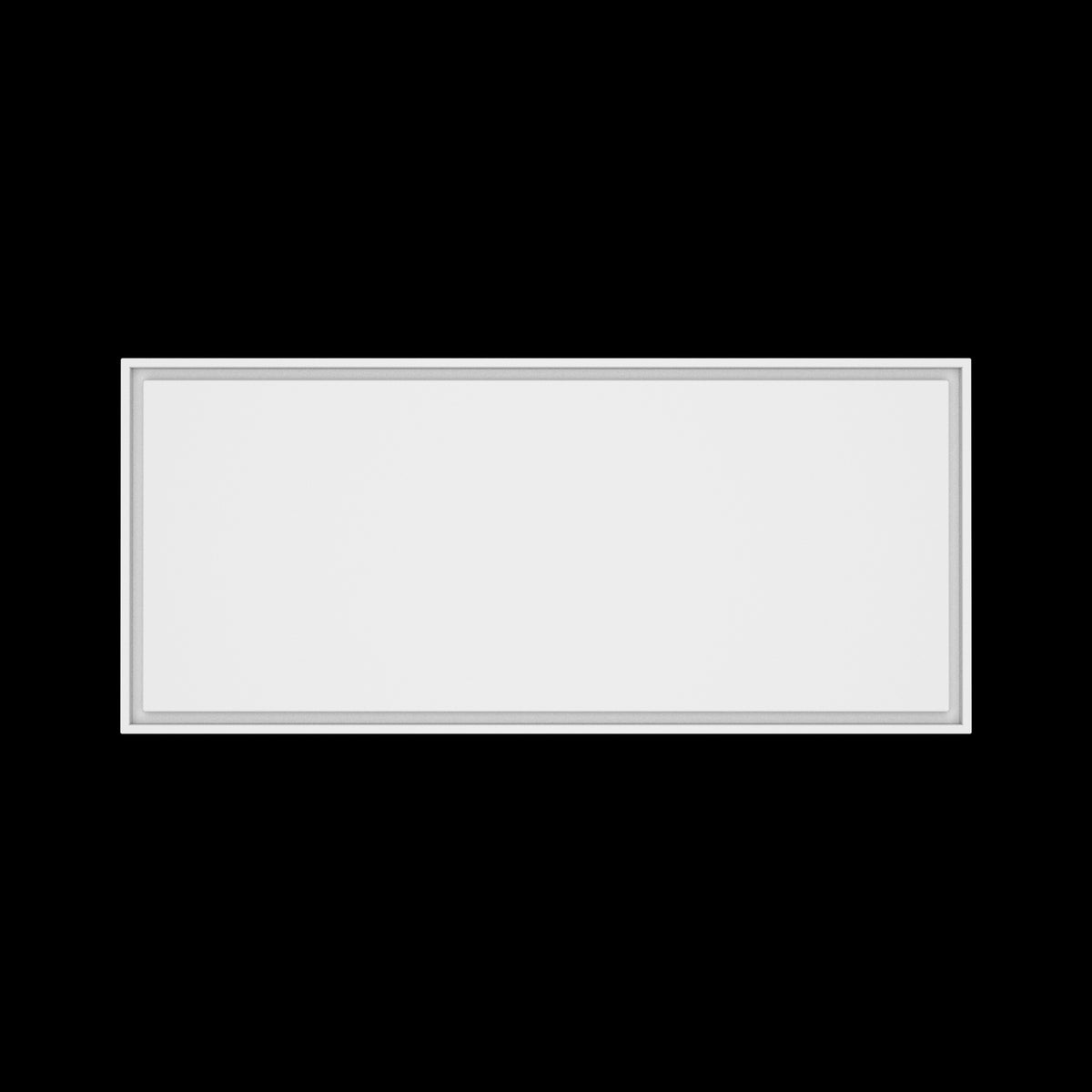 22x51 wall vent cover, top view