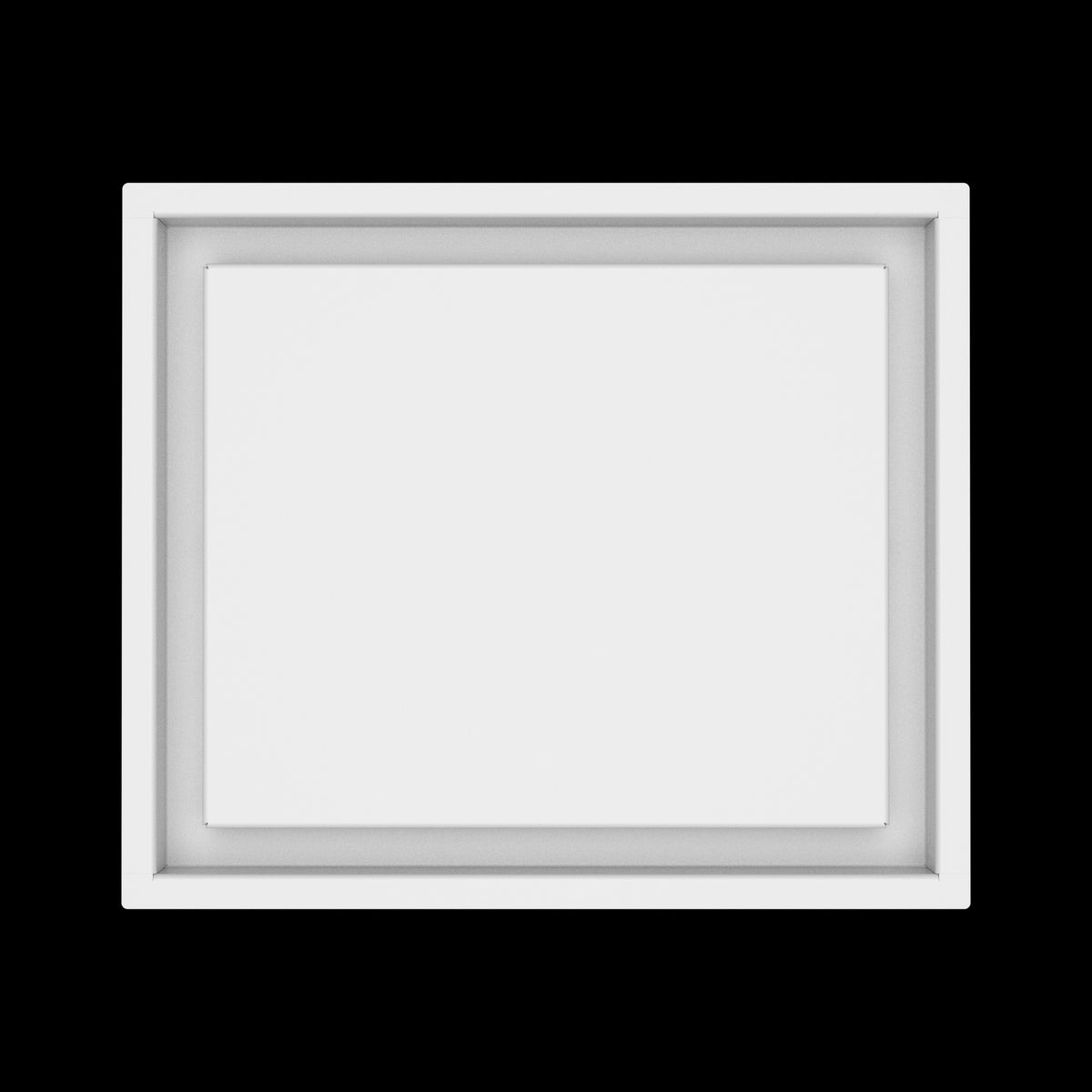11x13 wall vent cover, top view