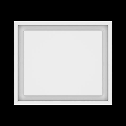 11x13 wall vent cover, top view