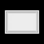 10x15 wall vent cover, top view