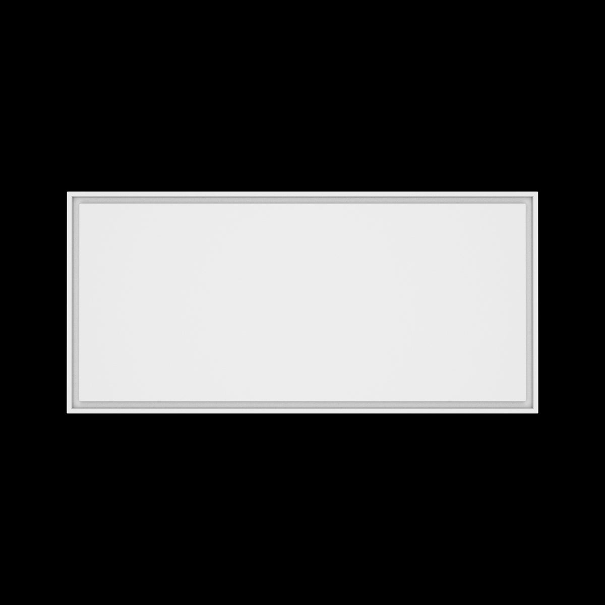 24x52 wall vent cover, top view