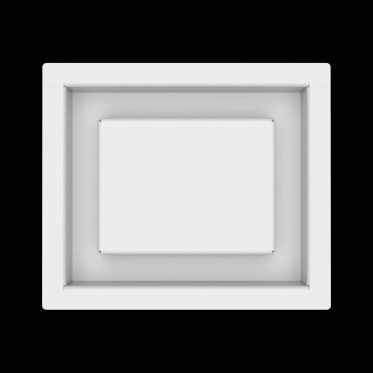 5x6 wall vent cover, top view