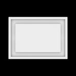 9x13 ceiling vent cover, top view