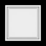12x12 wall vent cover, top view