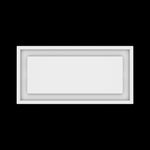 8x17 ceiling vent cover, top view