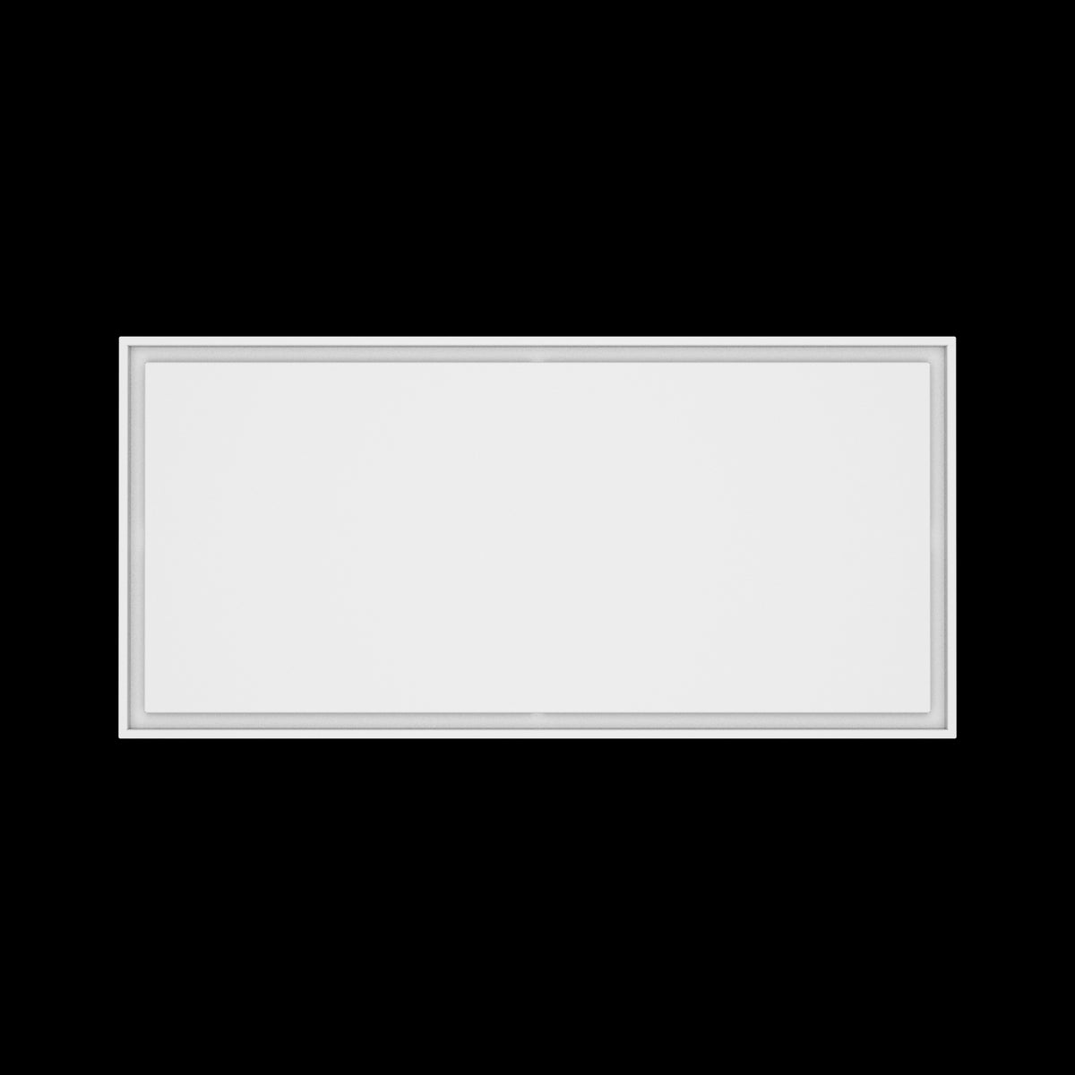 24x51 ceiling vent cover, top view
